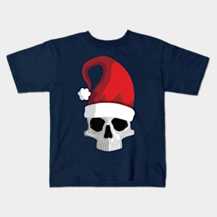 christmas skull Kids T-Shirt